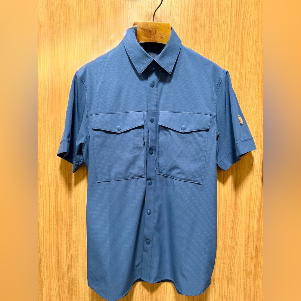 Men’s Fjallraven Light Blue ABISKO TREKKING SHIRT